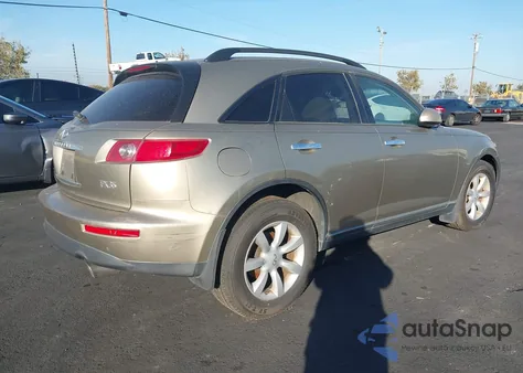 2004 Infiniti Fx35 из США, поврежденный, VIN JNRAS08W64X225978